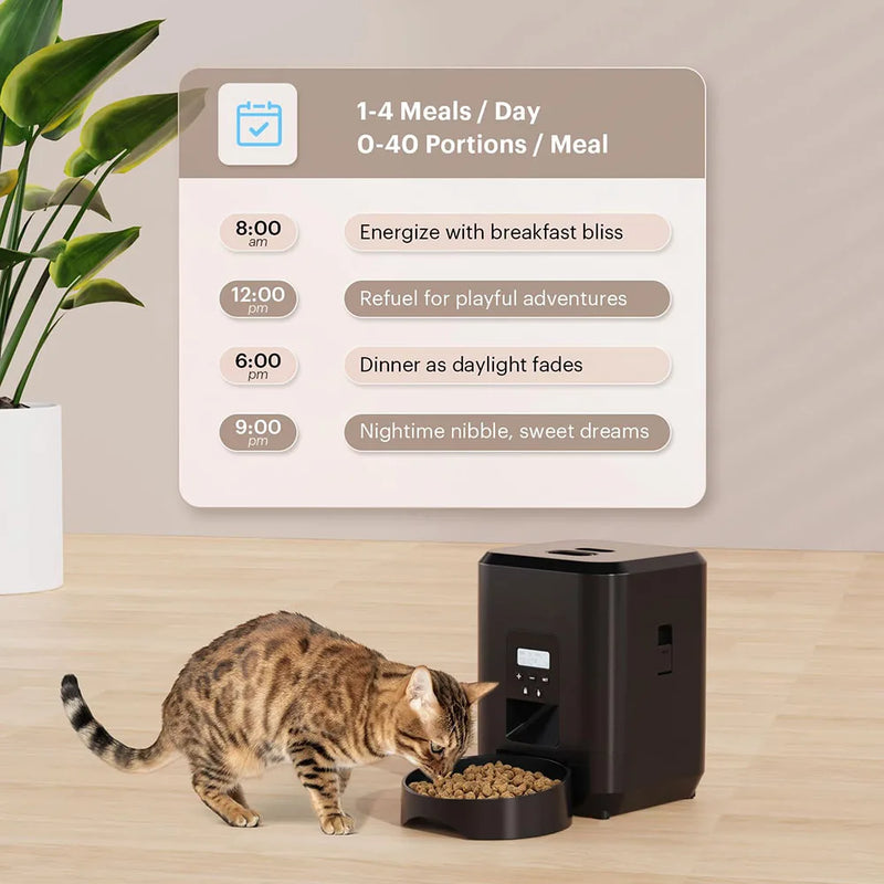 Alimentador Automático para Gatos e Cães